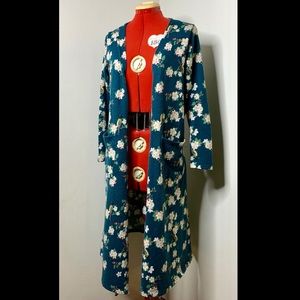 LuLaRoe Sarah floral with birds